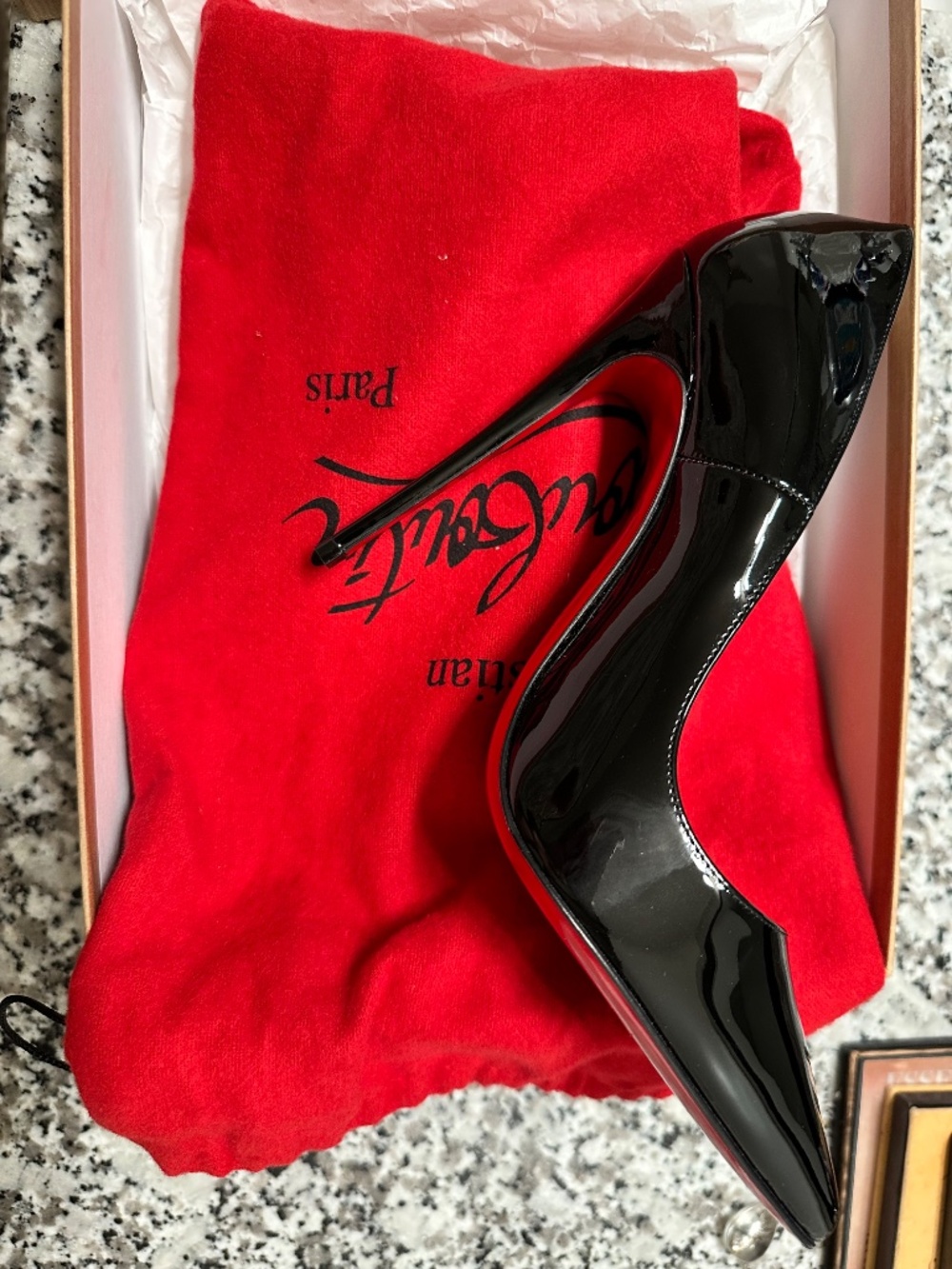 AUTHENTIC Christian Louboutin Heels never worn with box & dust bag - Picture 5 of 8
